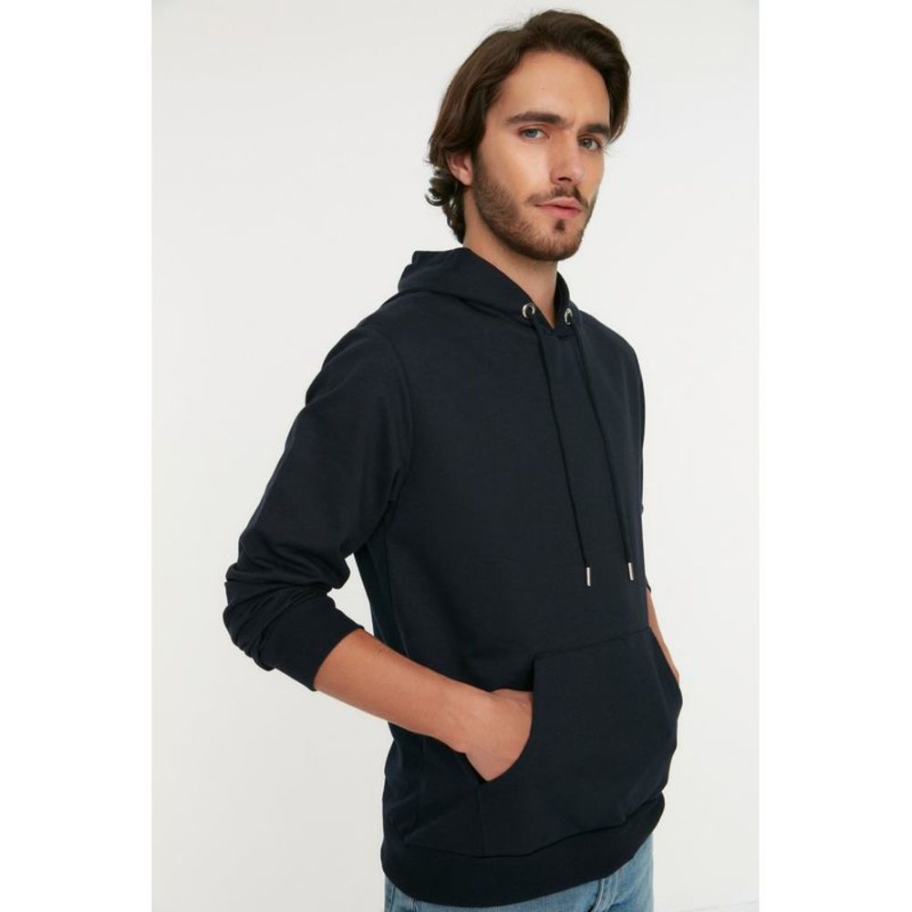 NWT Trendyol Men Regular Hood Knit Sweatshirt
